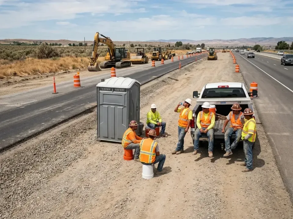highway-road-construction-crew-007 — frequently asked questions, Porta Potty and Restroom Rentals in Commerce, OK